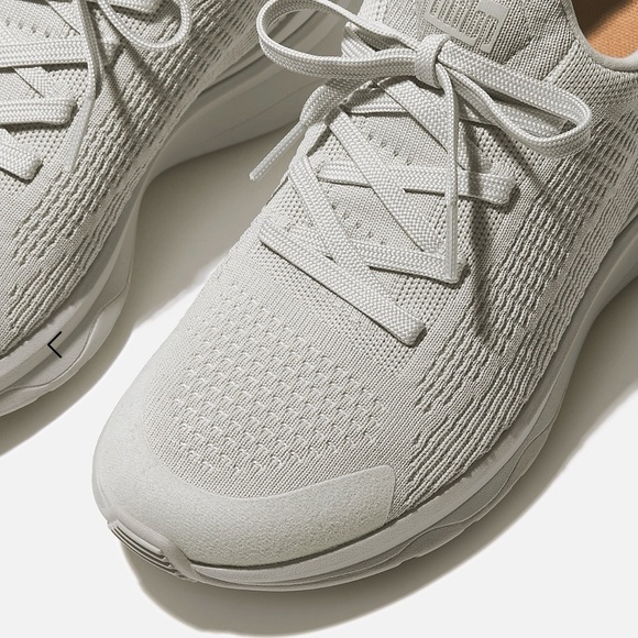 Fitflop grey vitamin FFX fabric trainers . Lace up/slip on Size 8. NWT/no box. - Picture 3 of 7